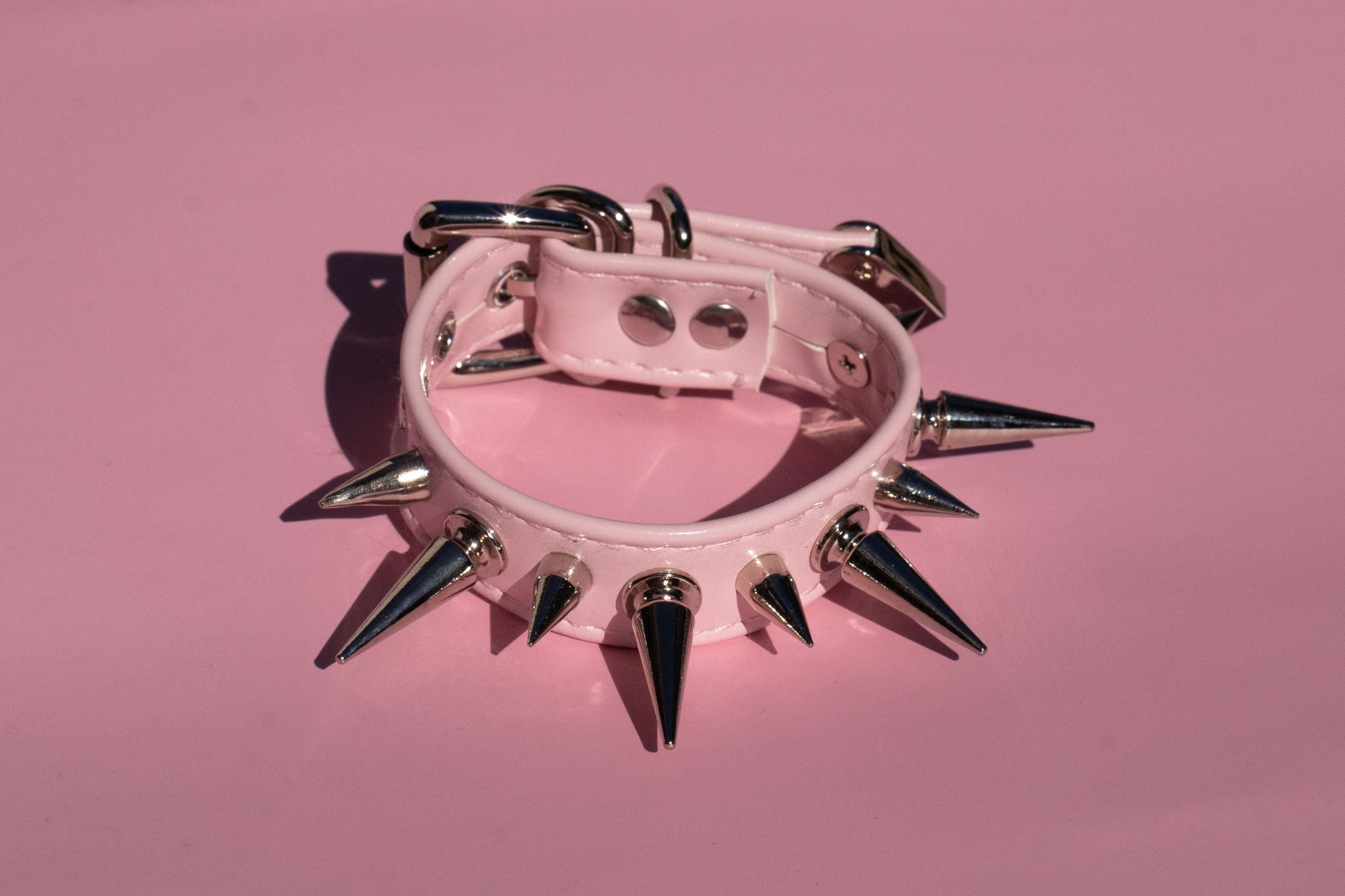 Spiked Pink cuffs