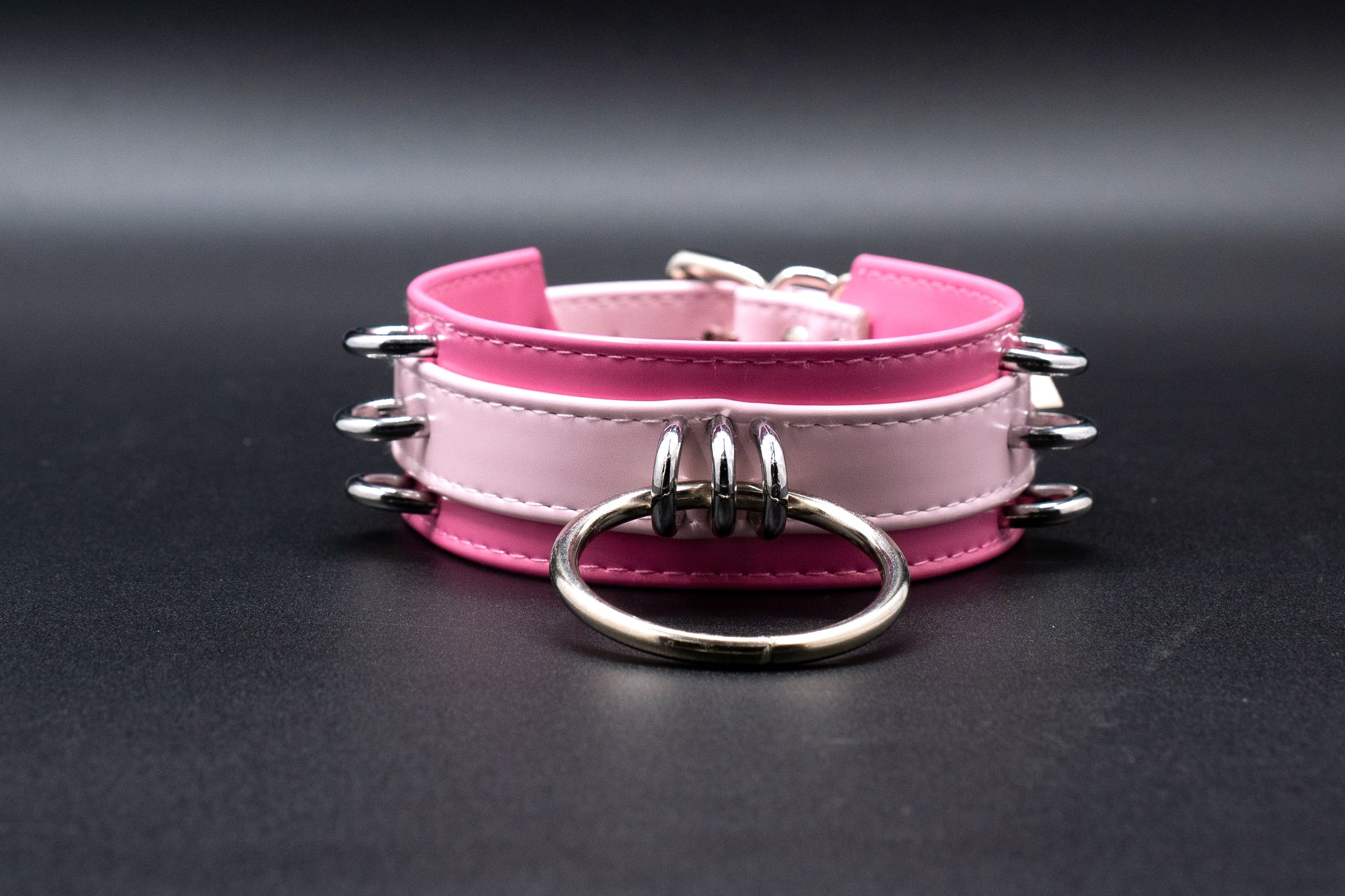 Pink and Rosepink Large O ring collar